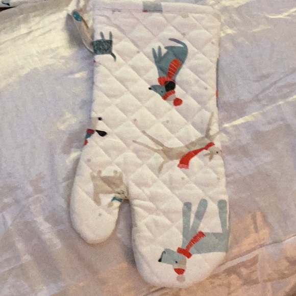 🎄NWOT Just Too Cool Holiday Set of 2 Pc Set of Glove & Placemat 🎄 - Picture 2 of 5